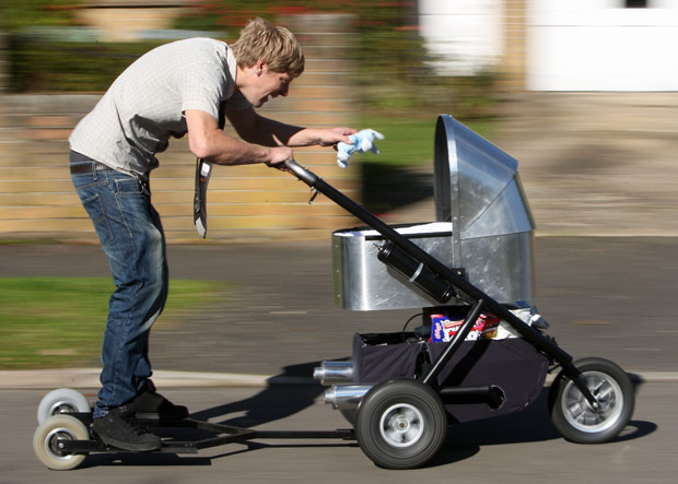 motorized stroller